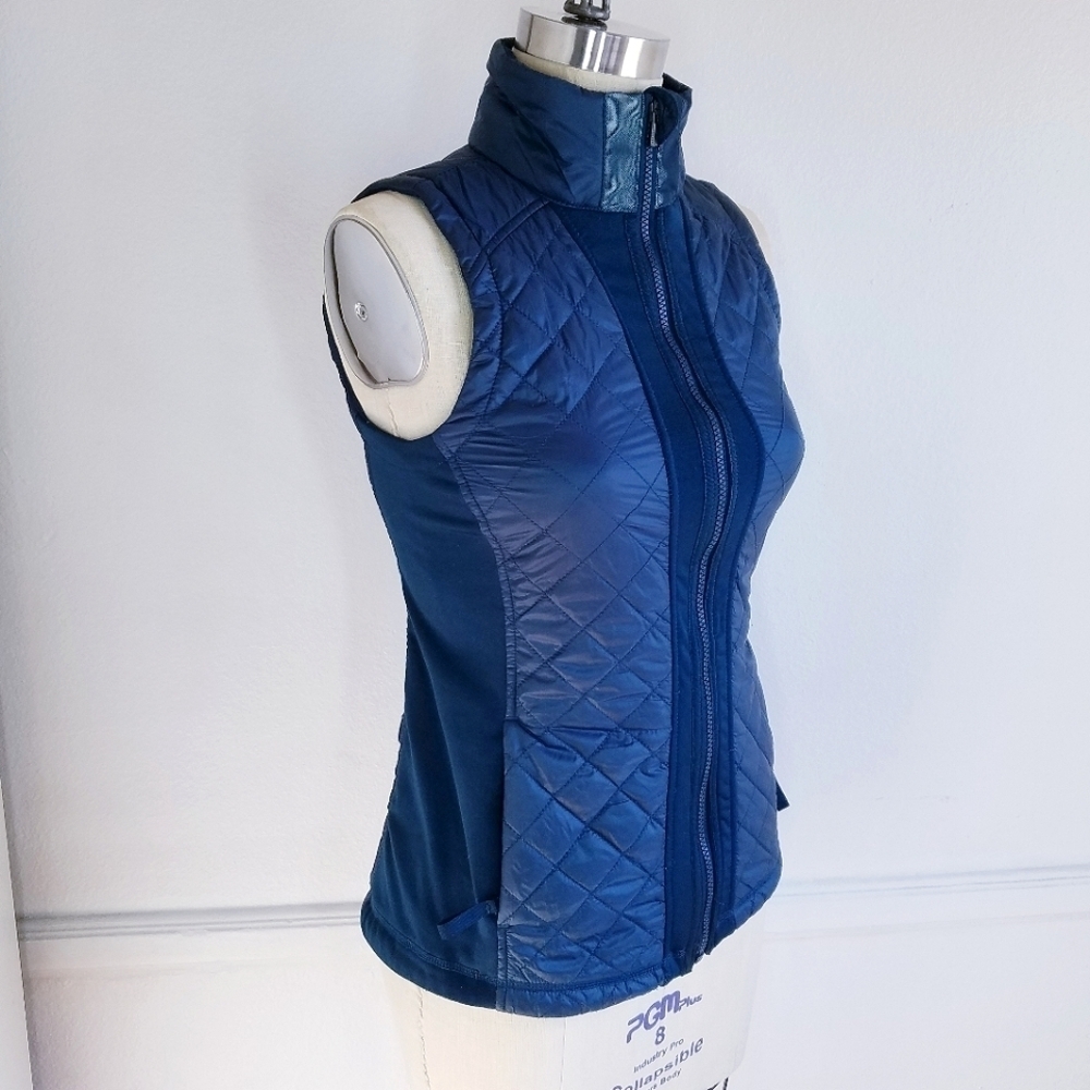 🌸 Athleta | Teal Outerwear Nylon Puff Vest XS